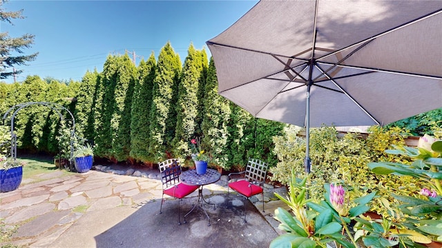 view of patio