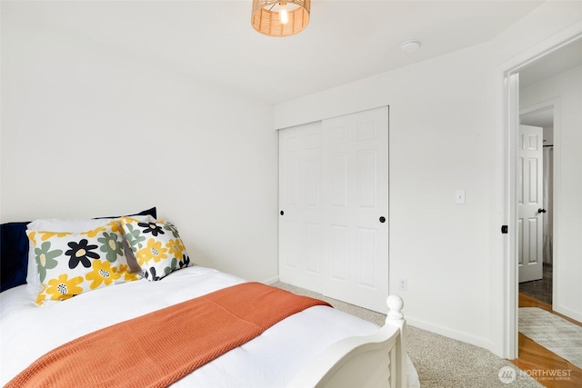 3416 189th St SE, Bothell, WA 98012 - bedroom featuring a closet and baseboards