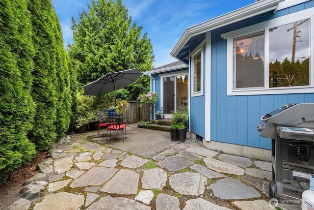 3416 189th St SE, Bothell, WA 98012 - view of patio / terrace with a grill and fence