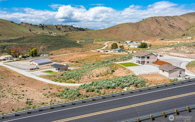 10 Spring Canyon Rd, Orondo, WA 98843 - bird's eye view of a mountain backdrop