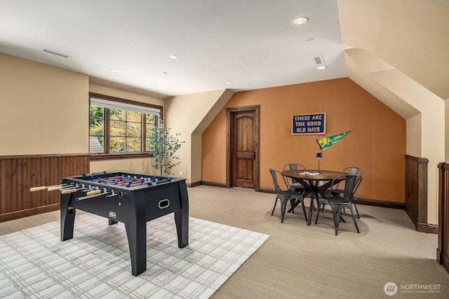 2045 250th Pl NE, Sammamish, WA 98074 - game room with light colored carpet, recessed lighting, and baseboards