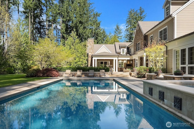 2045 250th Pl NE, Sammamish, WA 98074 - swimming pool featuring a patio