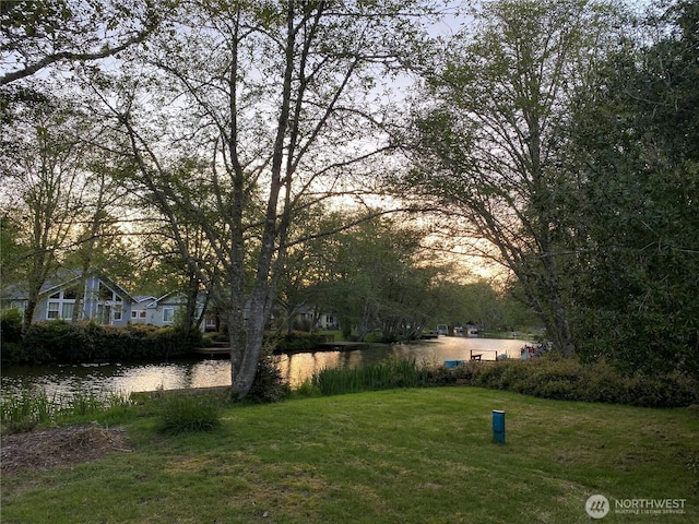 963 Hassalo Ave SE, Ocean Shores, WA 98569 - view of yard featuring a water view