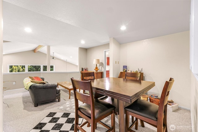6874 Golf View Dr, Lynden, WA 98264 - carpeted dining space featuring recessed lighting and baseboards