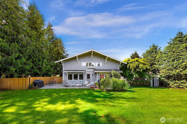 6874 Golf View Dr, Lynden, WA 98264 - rear view of house featuring a patio