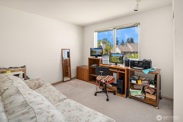 19021 113th Way SE, Renton, WA 98055 - carpeted home office featuring baseboards