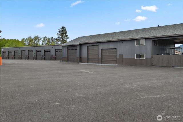 exterior space with community garages