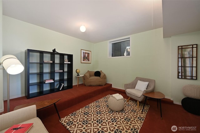 3911 NE 158th Ln, Lake Forest Park, WA 98155 - carpeted living area featuring baseboards