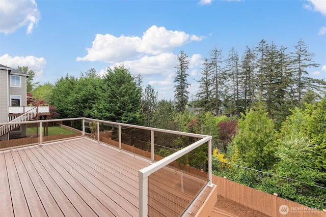 view of deck