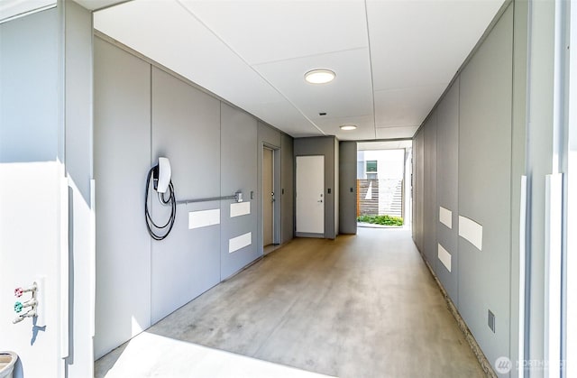 1709 NW 64th St, Seattle, WA 98107 - hallway with finished concrete flooring