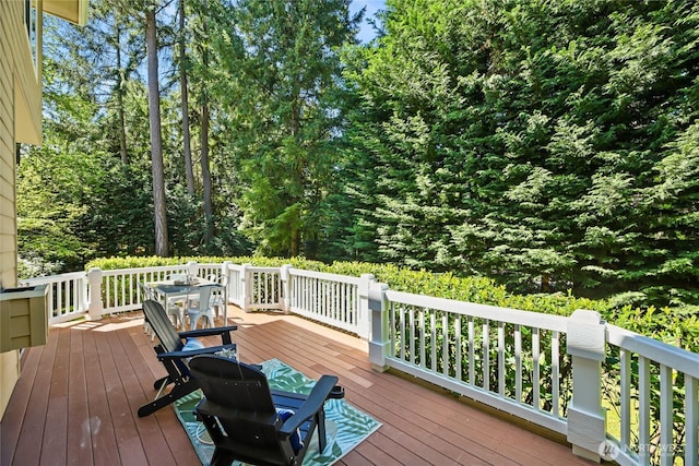 8380 SE 43rd St, Mercer Island, WA 98040 - view of wooden deck