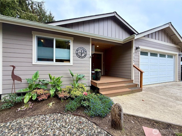 735 Dover Ct SE, Ocean Shores, WA 98569 - single story home featuring driveway, board and batten siding, and a garage
