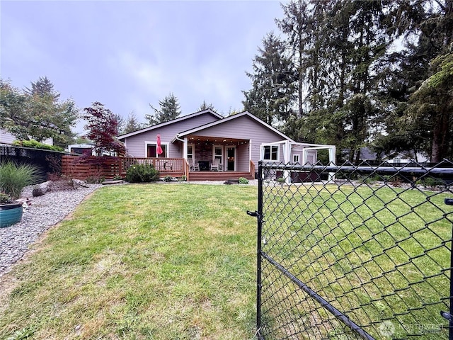 735 Dover Ct SE, Ocean Shores, WA 98569 - view of front of property featuring a deck