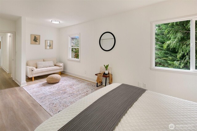 12635 Beacon Ave S, Seattle, WA 98178 - bedroom featuring wood finished floors and baseboards