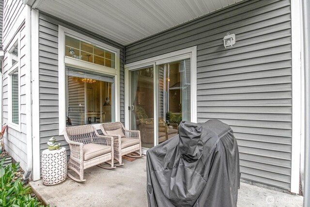 view of patio / terrace with grilling area