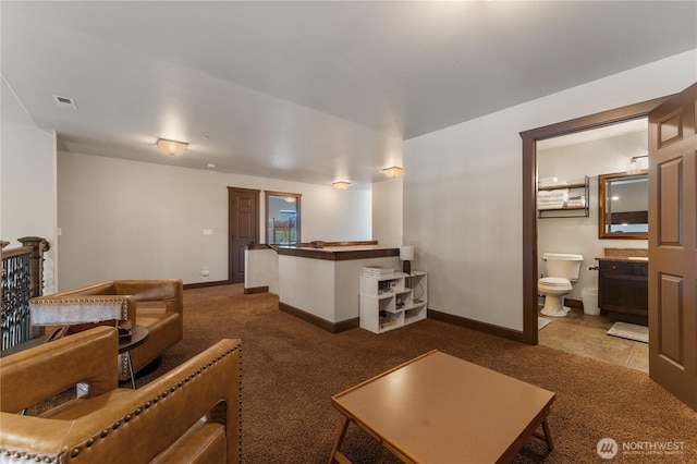 31 S Shore Dr, Orondo, WA 98843 - carpeted living room with baseboards