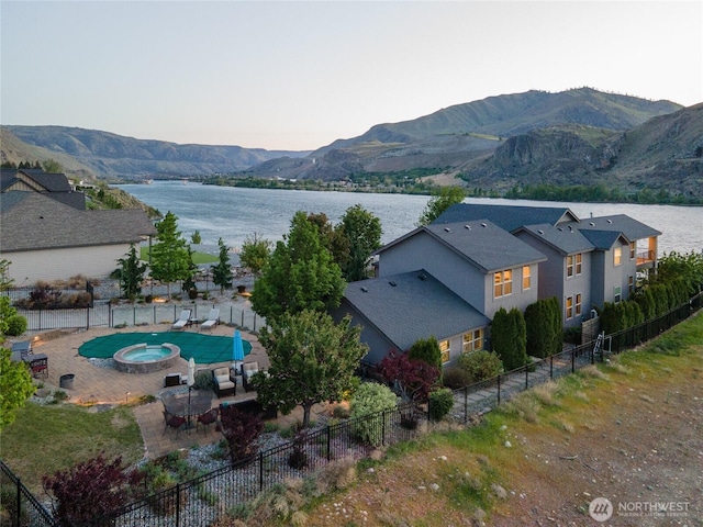31 S Shore Dr, Orondo, WA 98843 - bird's eye view of a water and mountain view