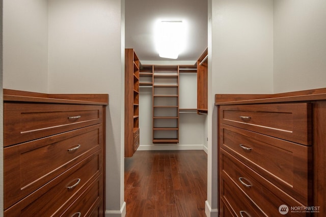 703 18th Ave S, Seattle, WA 98144 - walk in closet with dark wood-style floors