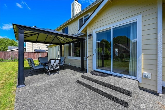16886 Wales St SE, Monroe, WA 98272 - view of patio with a gazebo