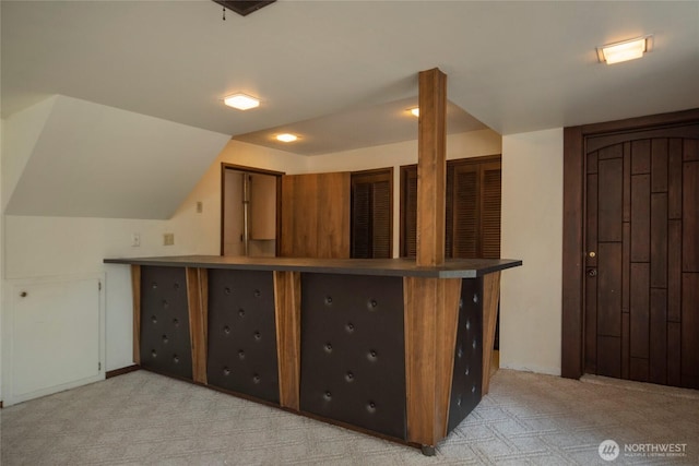 906 E 3rd Ave, Ellensburg, WA 98926 - bar area featuring light colored carpet and vaulted ceiling