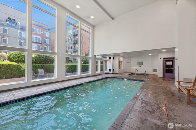 view of indoor community pool