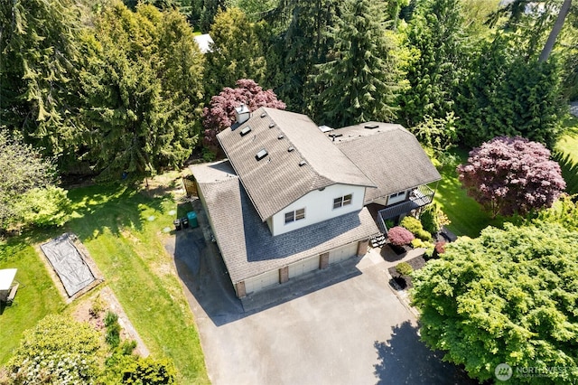 view of subject property