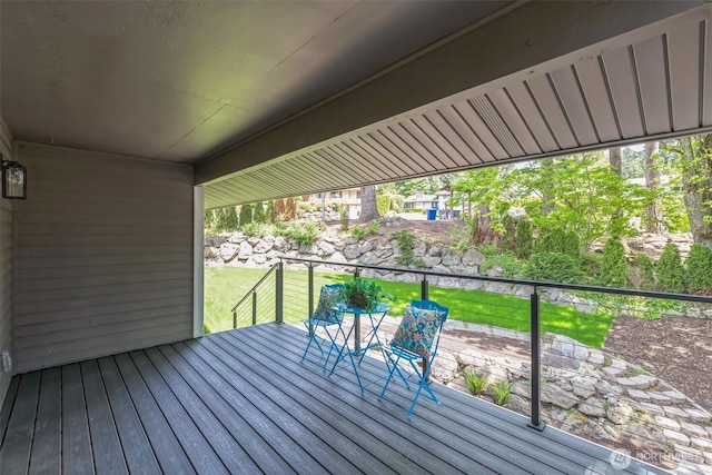view of deck