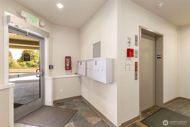 1215 Lawrence St Unit 201, Port Townsend, WA 98368 - view of property's community with recessed lighting and mail area