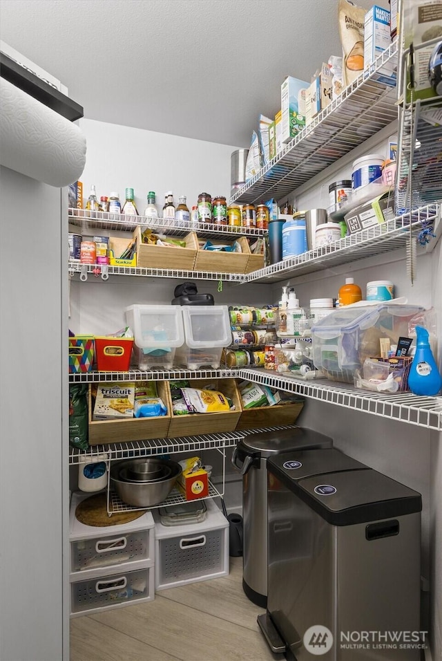view of pantry