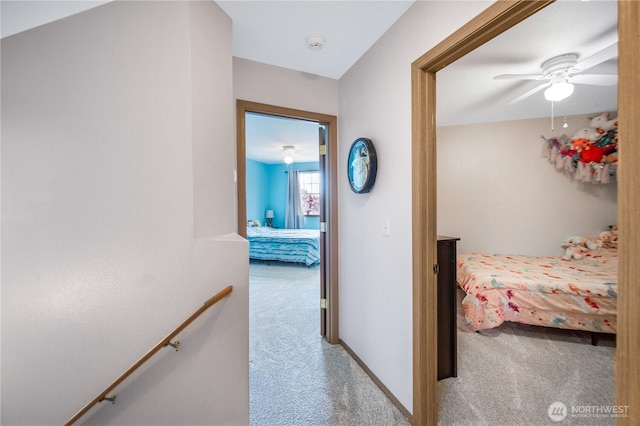 9006 190th St E, Puyallup, WA 98375 - hall featuring carpet and baseboards