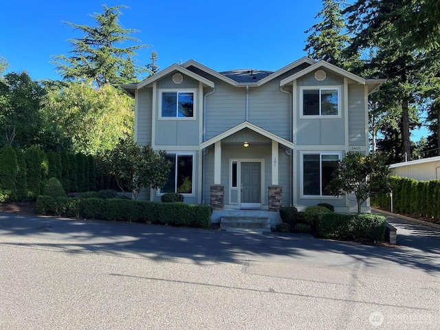 view of craftsman inspired home