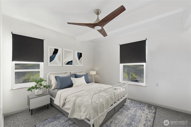 11 Ridge Loop Rd, Cle Elum, WA 98922 - carpeted bedroom with baseboards and ceiling fan