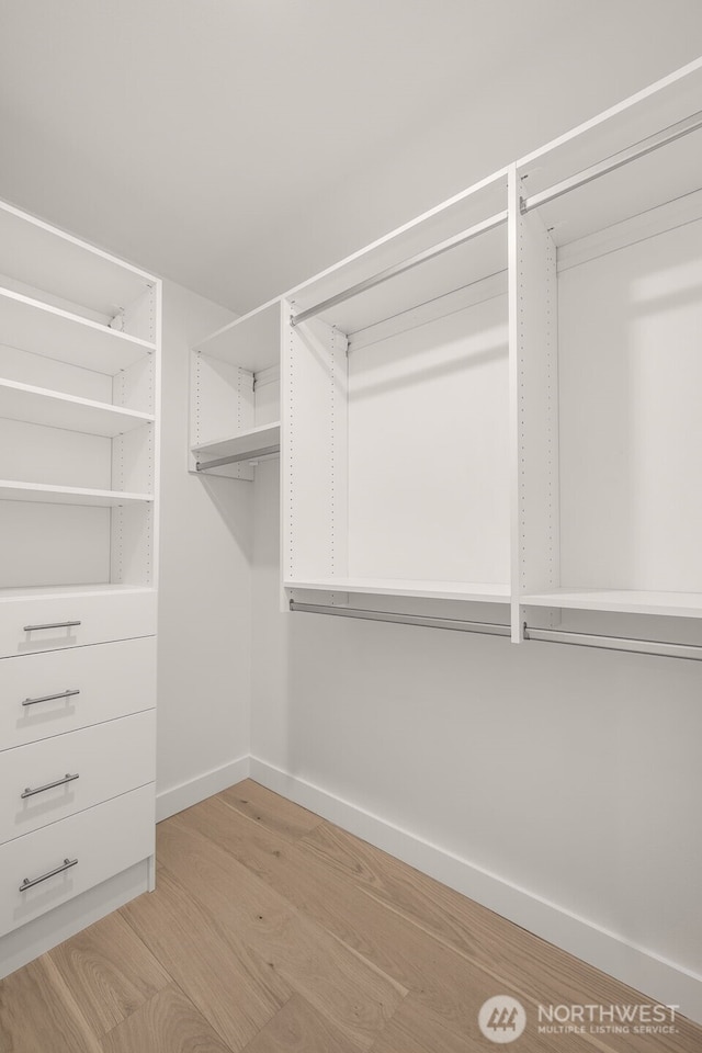 1625B 21st Ave, Seattle, WA 98122 - spacious closet with light wood-style floors