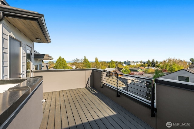 1625B 21st Ave, Seattle, WA 98122 - view of wooden terrace