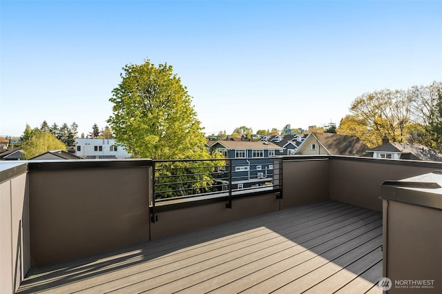 1625B 21st Ave, Seattle, WA 98122 - deck featuring a residential view