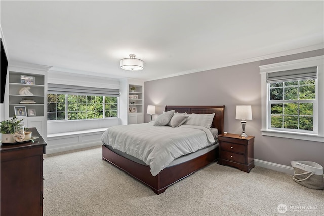 856 Hilltop Ave, Kent, WA 98031 - bedroom with carpet, crown molding, and baseboards