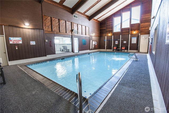 view of indoor pool