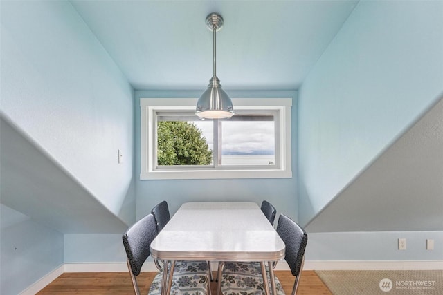 1005 Cavalero Rd, Camano Island, WA 98282 - dining space with baseboards and wood finished floors