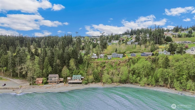 1005 Cavalero Rd, Camano Island, WA 98282 - drone / aerial view with a water view