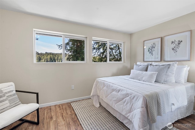 15802 67th Ave NW, Gig Harbor, WA 98332 - bedroom featuring wood finished floors and baseboards