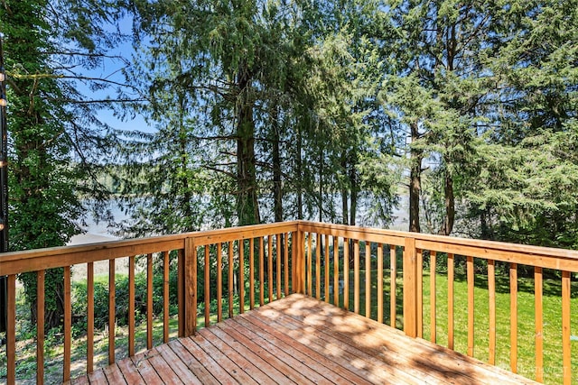 15802 67th Ave NW, Gig Harbor, WA 98332 - deck featuring a yard