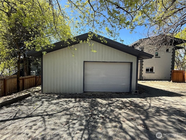 640 N Elm St, Colville, WA 99114 - detached garage featuring driveway and fence