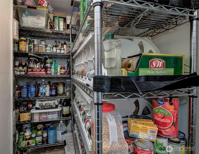 view of pantry