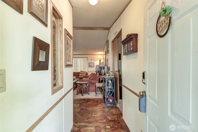 415 Lake View Rd Unit K8, Lynnwood, WA 98087 - hall featuring a textured ceiling