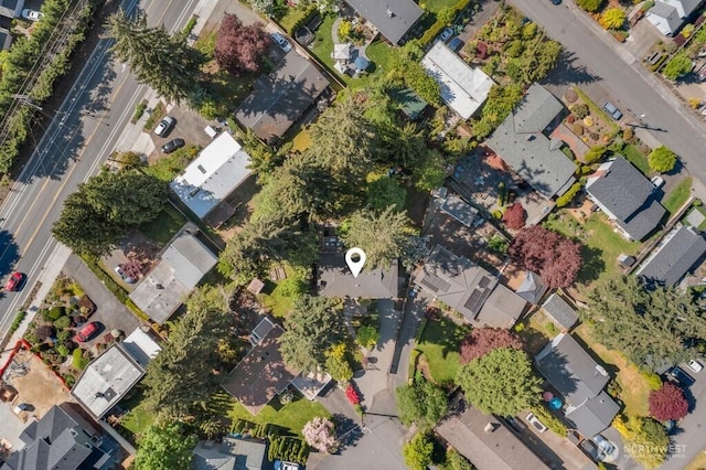 birds eye view of property featuring a residential view