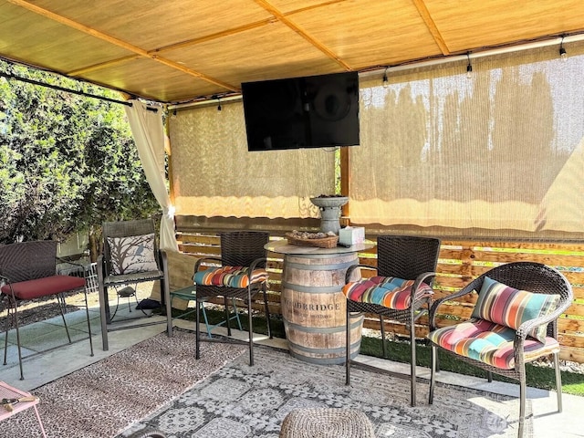 view of patio