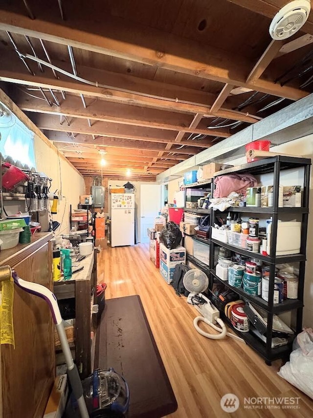 view of storage room