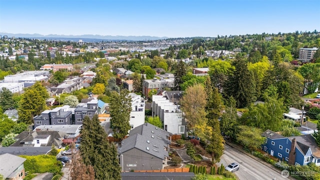 716 W Argand St Unit C, Seattle, WA 98119 - aerial view of residential area featuring mountains