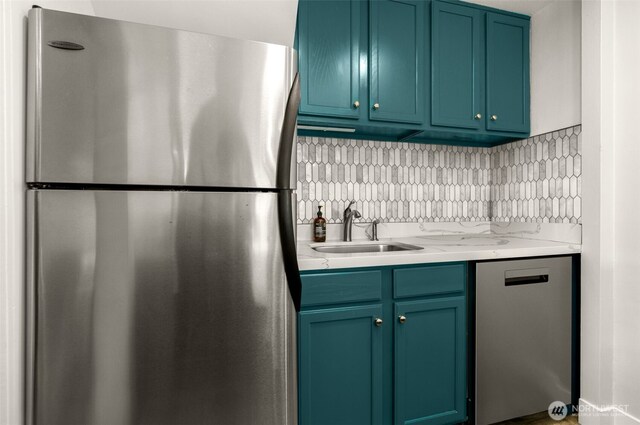 716 W Argand St Unit C, Seattle, WA 98119 - bar featuring stainless steel appliances and a sink