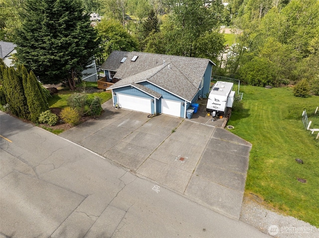805 10th Ave, Milton, WA 98354 - view from above of property